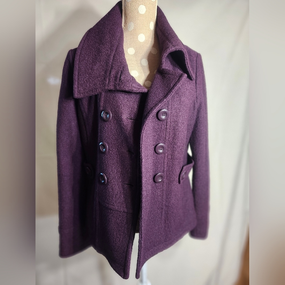 Mulberry Colored Double Breasted Jacket - image 3